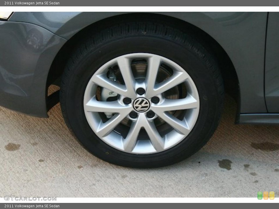2011 Volkswagen Jetta SE Sedan Wheel and Tire Photo #42292275