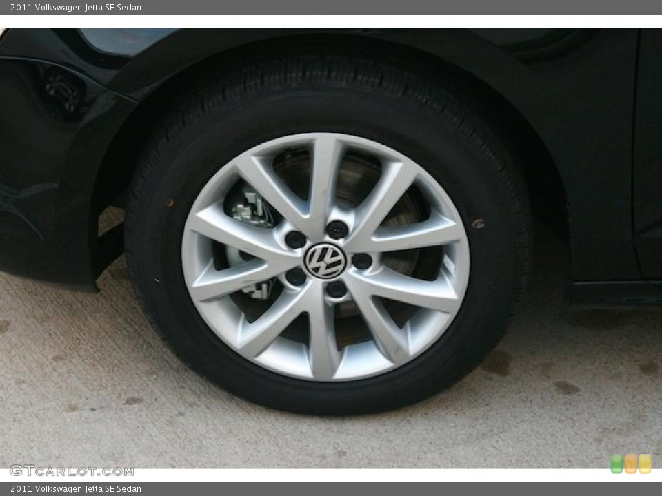 2011 Volkswagen Jetta SE Sedan Wheel and Tire Photo #42292503