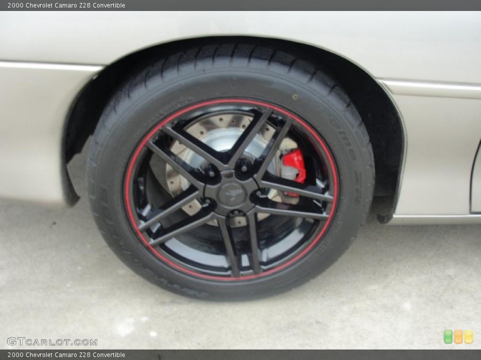 2000 Chevrolet Camaro Custom Wheel and Tire Photo #42294695