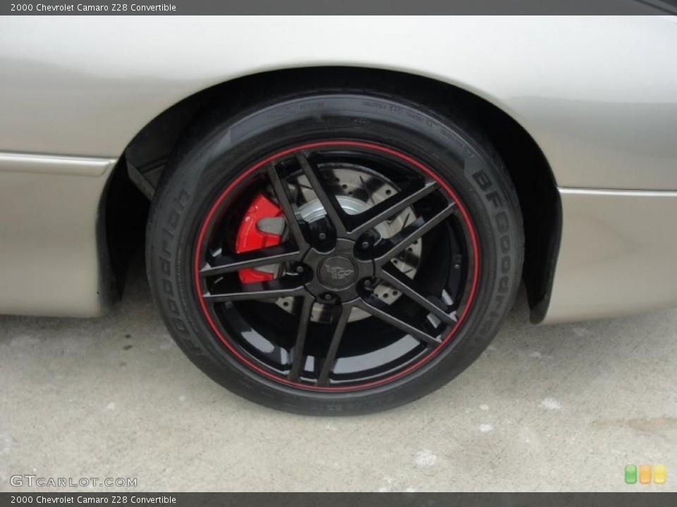 2000 Chevrolet Camaro Custom Wheel and Tire Photo #42294699