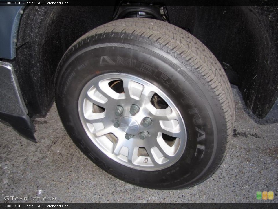 2008 GMC Sierra 1500 Extended Cab Wheel and Tire Photo #42300104