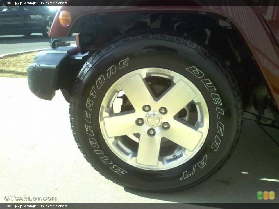 2008 Jeep Wrangler Unlimited Sahara Wheel and Tire Photo #42302788