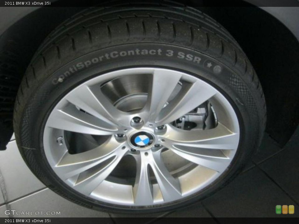 2011 BMW X3 xDrive 35i Wheel and Tire Photo #42303400