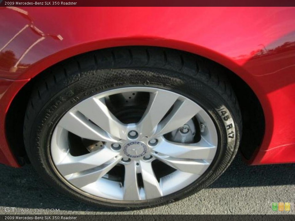 2009 Mercedes-Benz SLK 350 Roadster Wheel and Tire Photo #42304517