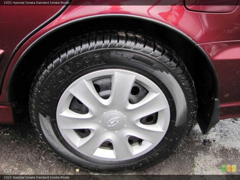 2003 Hyundai Sonata  Wheel and Tire Photo #42308264
