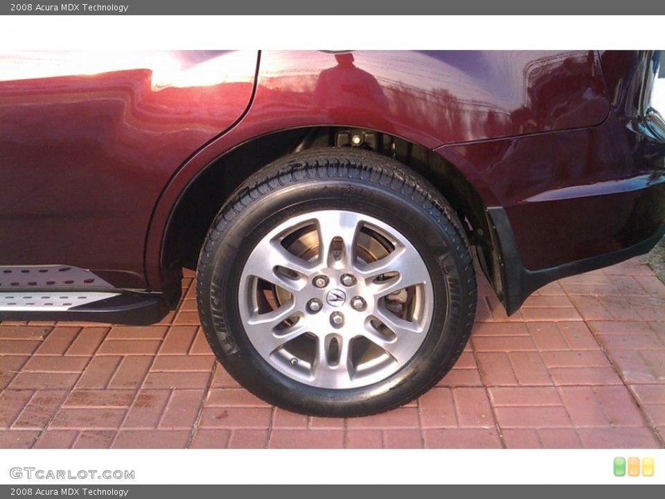 2008 Acura MDX Technology Wheel and Tire Photo #42312356