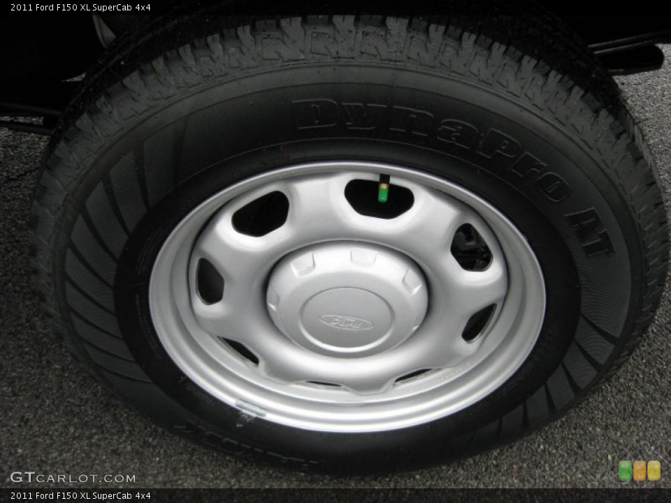 2011 Ford F150 XL SuperCab 4x4 Wheel and Tire Photo #42317415