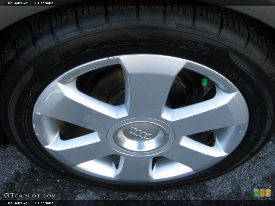 2005 Audi A4 1.8T Cabriolet Wheel and Tire Photo #42317563