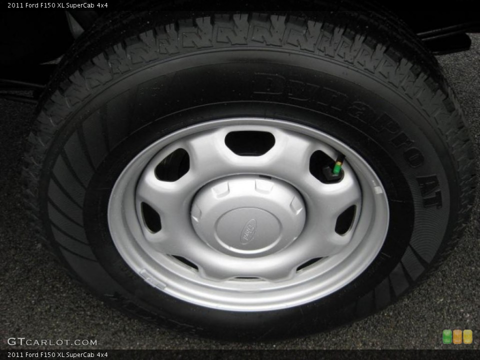 2011 Ford F150 XL SuperCab 4x4 Wheel and Tire Photo #42317887