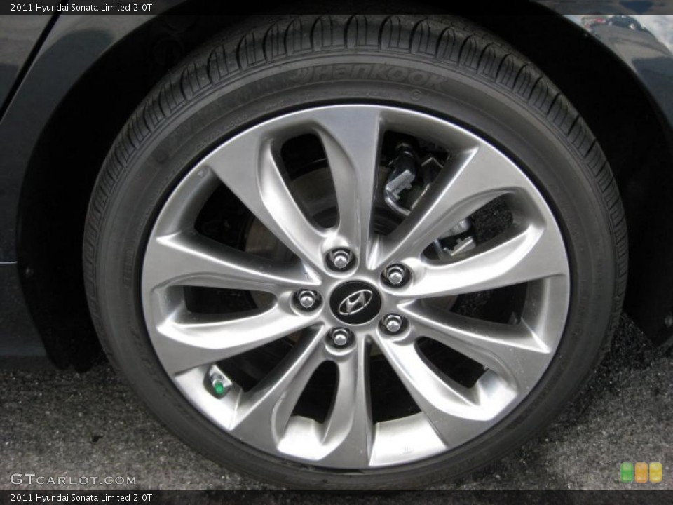 2011 Hyundai Sonata Limited 2.0T Wheel and Tire Photo #42323623