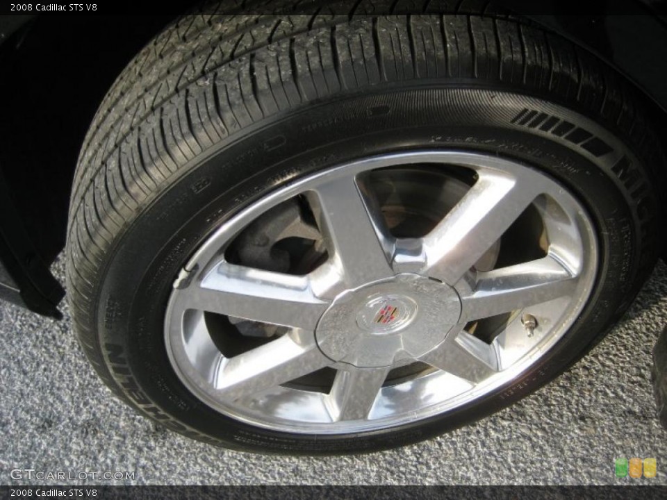 2008 Cadillac STS V8 Wheel and Tire Photo #42324495
