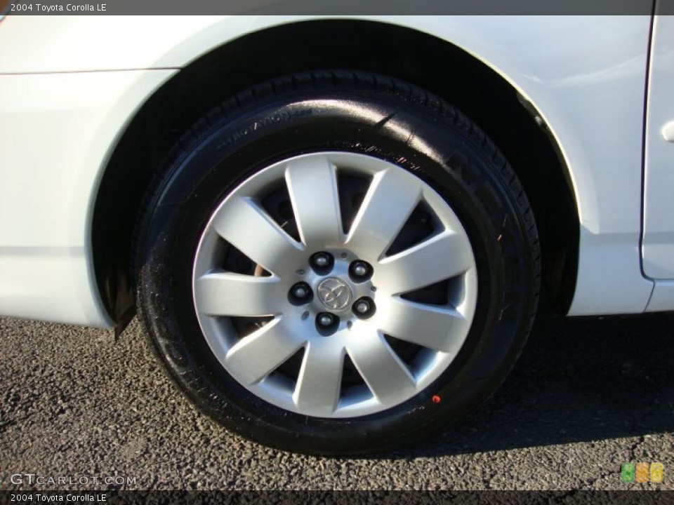2004 Toyota Corolla LE Wheel and Tire Photo #42329870
