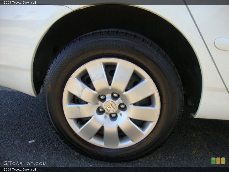 2004 Toyota Corolla LE Wheel and Tire Photo #42329906