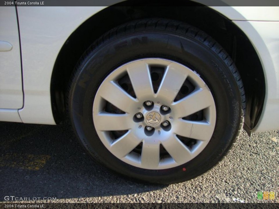 2004 Toyota Corolla LE Wheel and Tire Photo #42329922