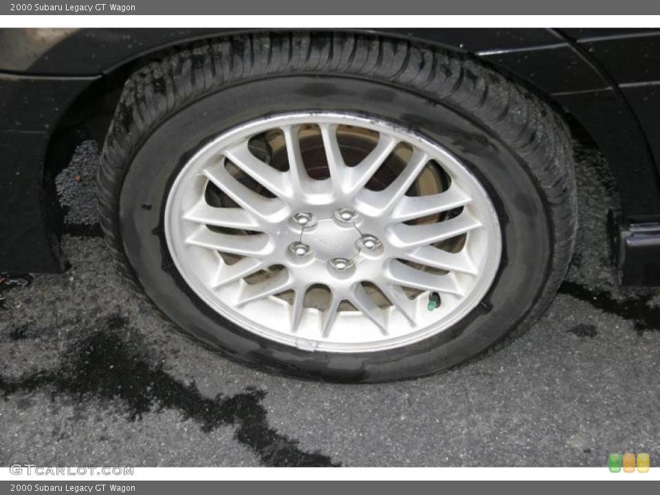 2000 Subaru Legacy GT Wagon Wheel and Tire Photo #42331766
