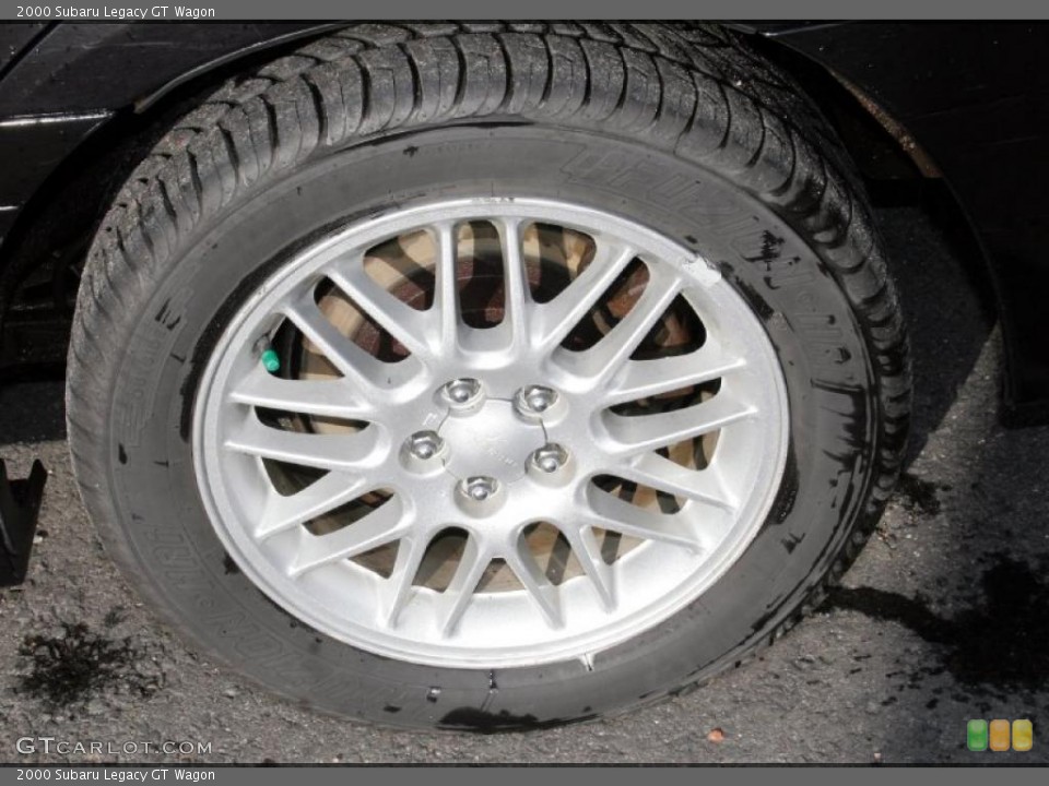 2000 Subaru Legacy GT Wagon Wheel and Tire Photo #42331798