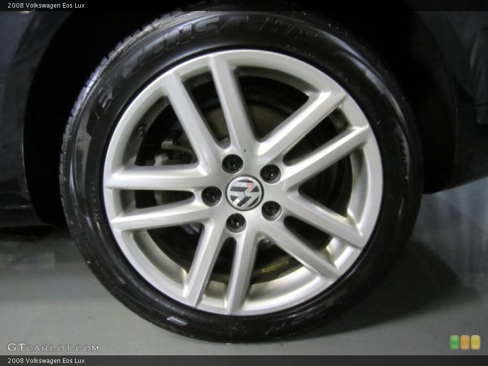 2008 Volkswagen Eos Lux Wheel and Tire Photo #42332619