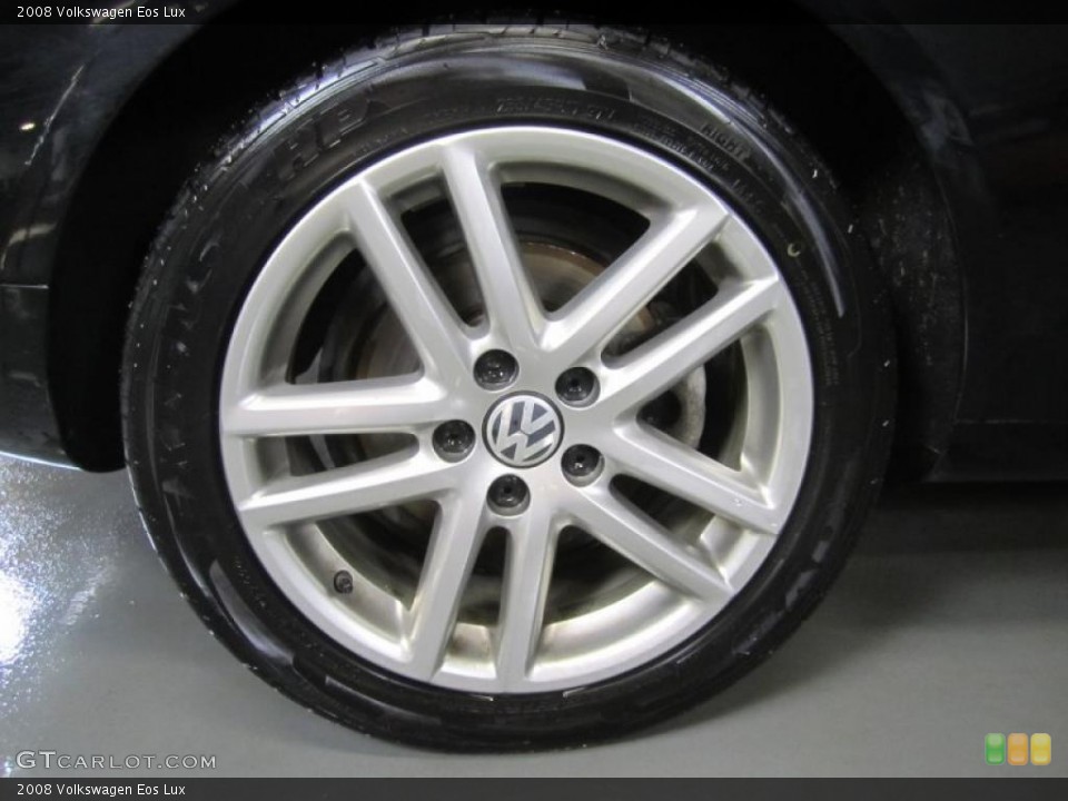 2008 Volkswagen Eos Lux Wheel and Tire Photo #42332791