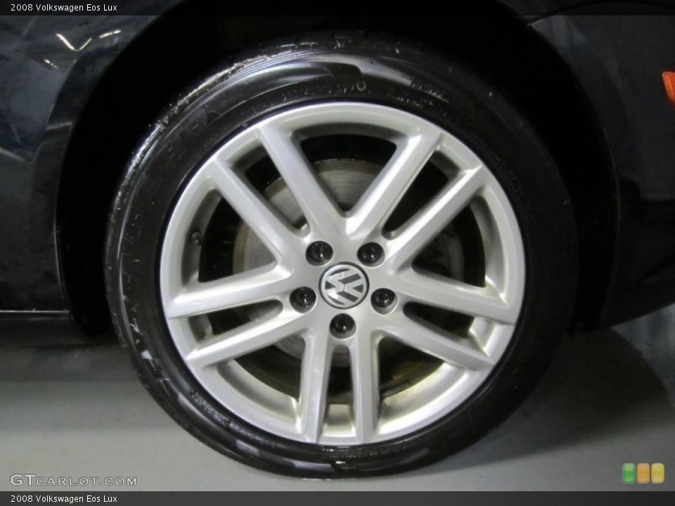 2008 Volkswagen Eos Lux Wheel and Tire Photo #42332807