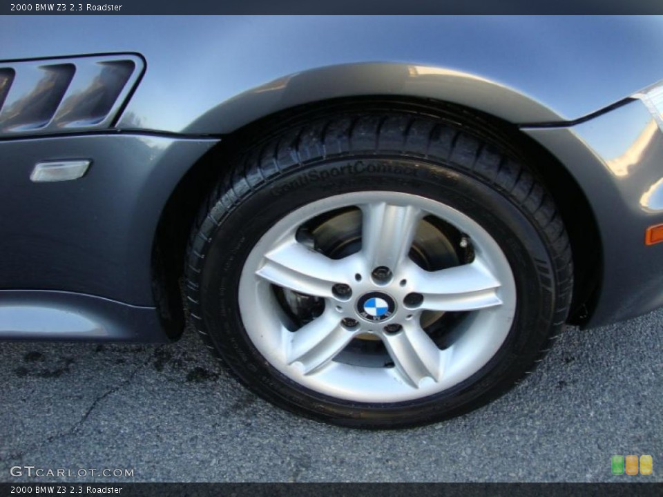 2000 BMW Z3 2.3 Roadster Wheel and Tire Photo #42338488