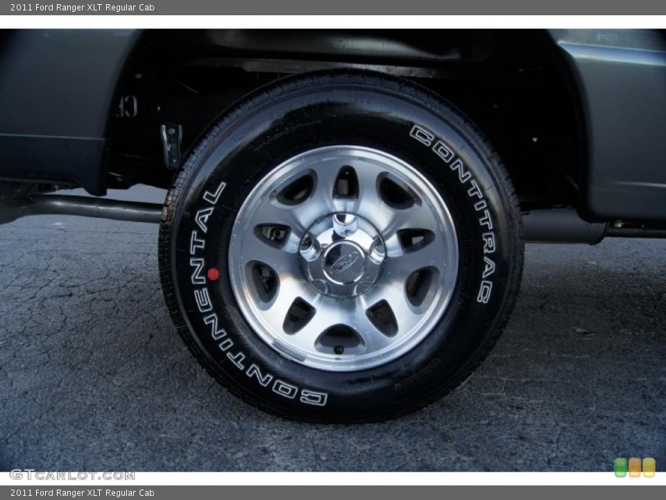 2011 Ford Ranger XLT Regular Cab Wheel and Tire Photo #42345688