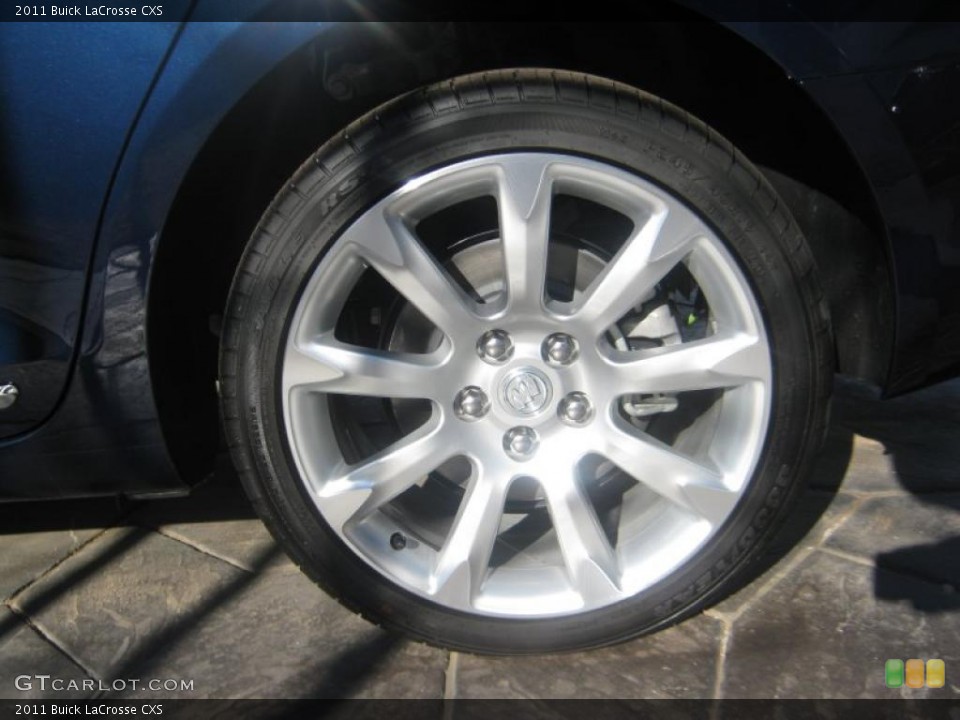 2011 Buick LaCrosse CXS Wheel and Tire Photo #42346197