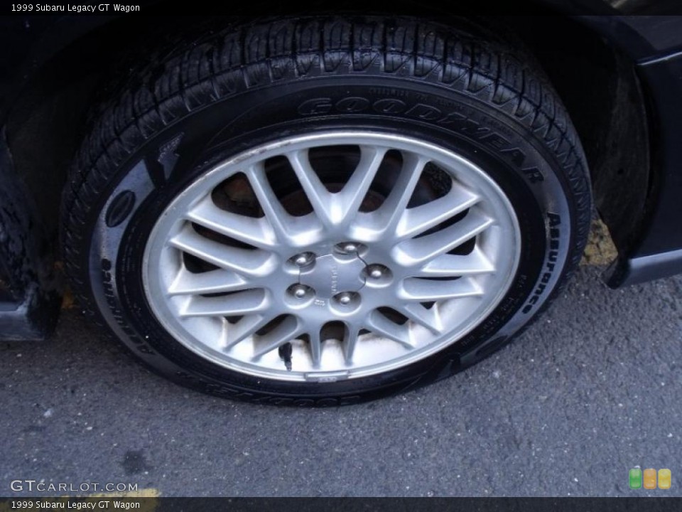1999 Subaru Legacy GT Wagon Wheel and Tire Photo #42347872