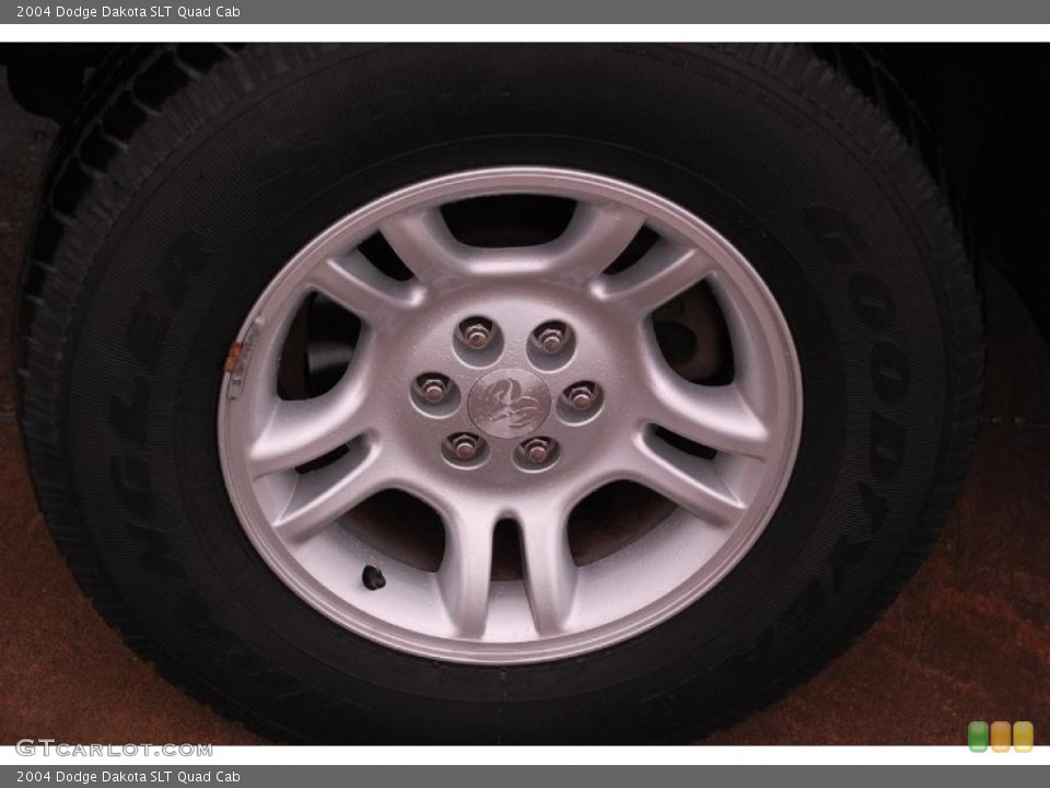 2004 Dodge Dakota SLT Quad Cab Wheel and Tire Photo #42350756