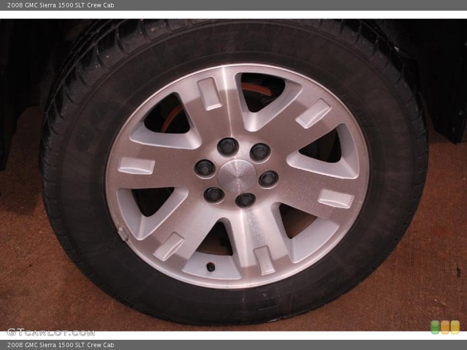 2008 GMC Sierra 1500 SLT Crew Cab Wheel and Tire Photo #42351928