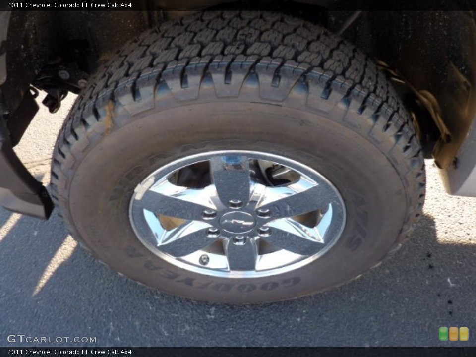 2011 Chevrolet Colorado LT Crew Cab 4x4 Wheel and Tire Photo #42357997