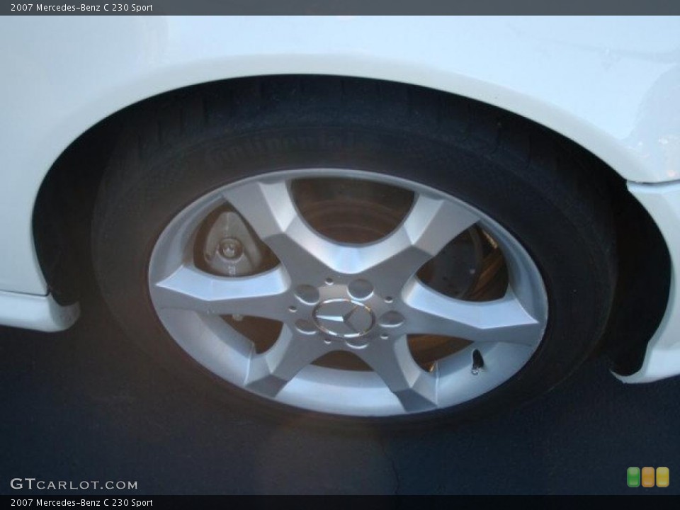 2007 Mercedes-Benz C 230 Sport Wheel and Tire Photo #42365984
