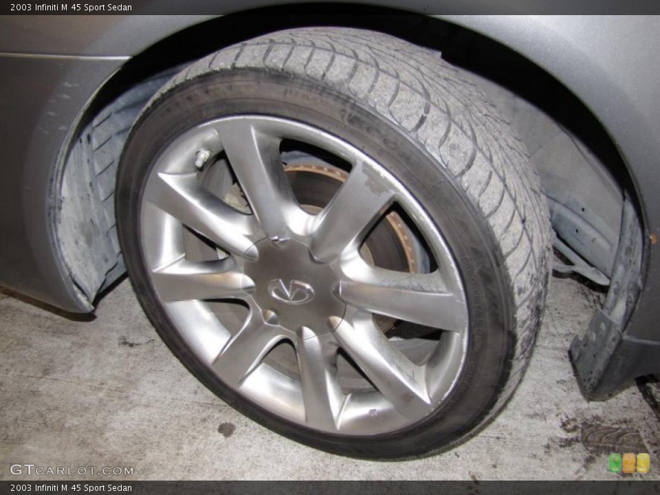 2003 Infiniti M 45 Sport Sedan Wheel and Tire Photo #42366885