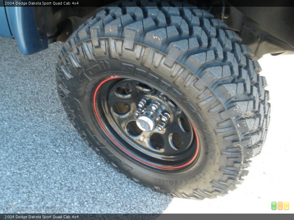 2004 Dodge Dakota Custom Wheel and Tire Photo #42373135