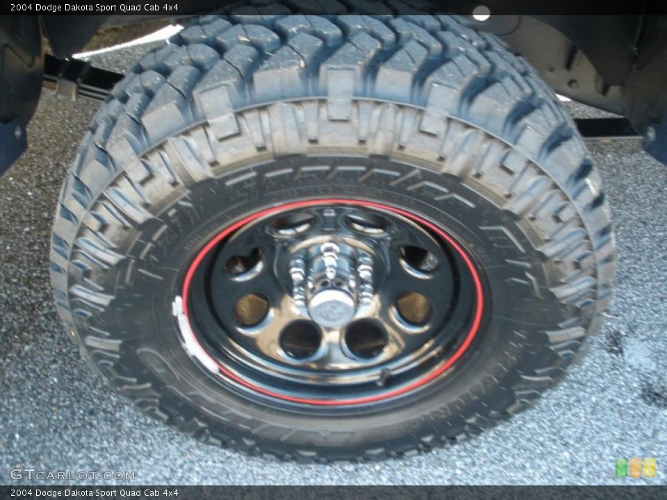 2004 Dodge Dakota Custom Wheel and Tire Photo #42373151