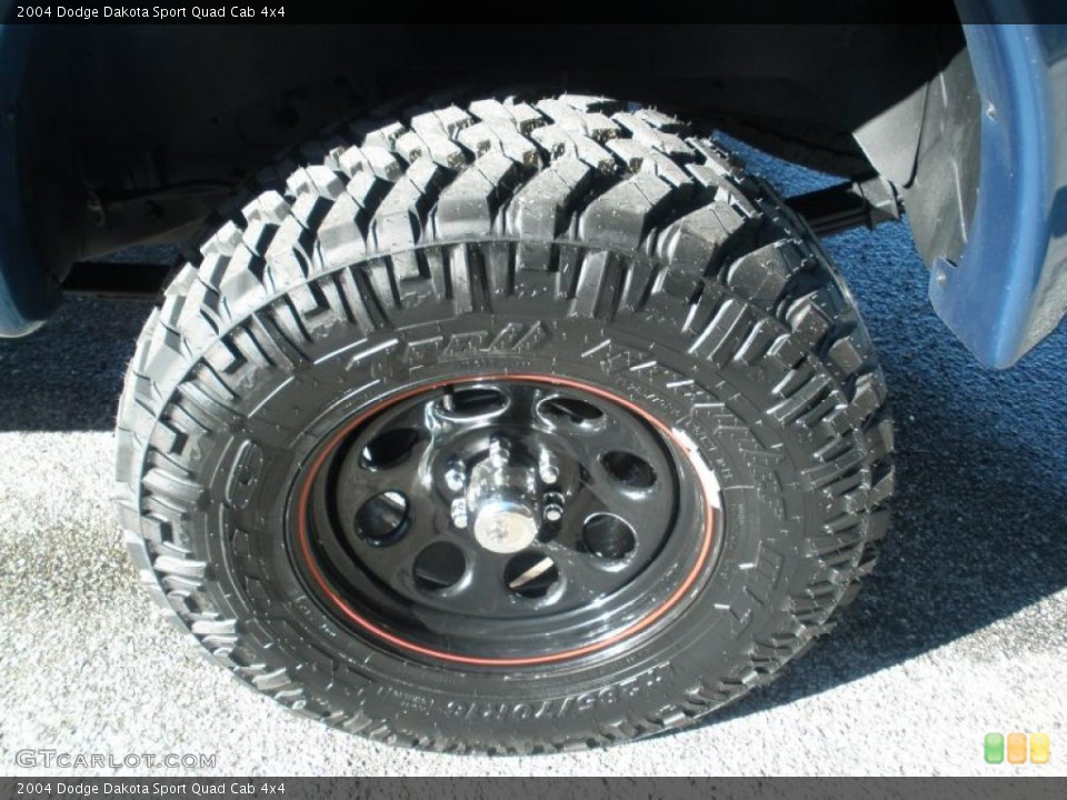 2004 Dodge Dakota Custom Wheel and Tire Photo #42373171
