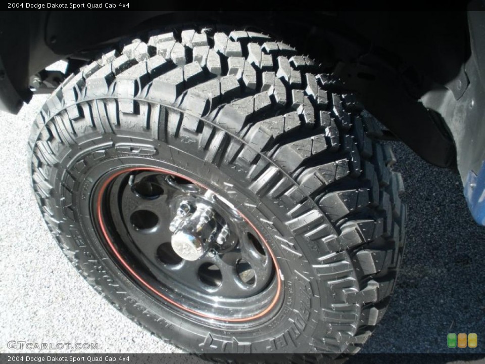 2004 Dodge Dakota Custom Wheel and Tire Photo #42373183