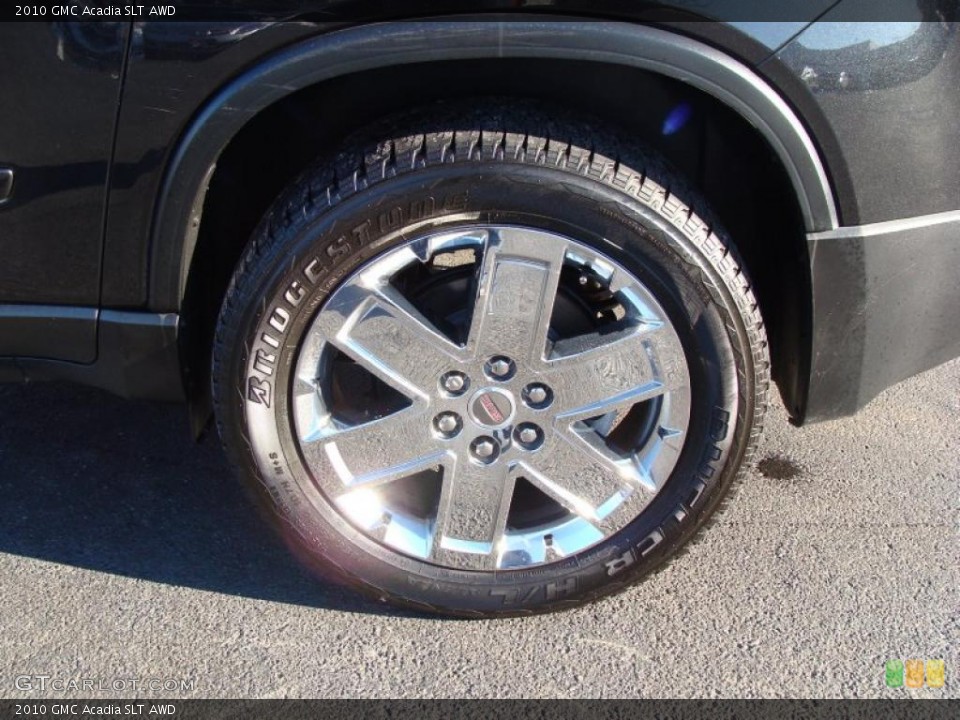 2010 GMC Acadia SLT AWD Wheel and Tire Photo #42377383