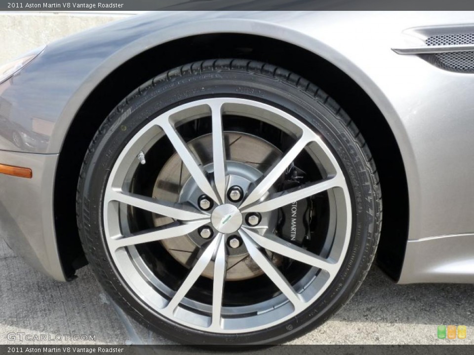 2011 Aston Martin V8 Vantage Roadster Wheel and Tire Photo #42381111