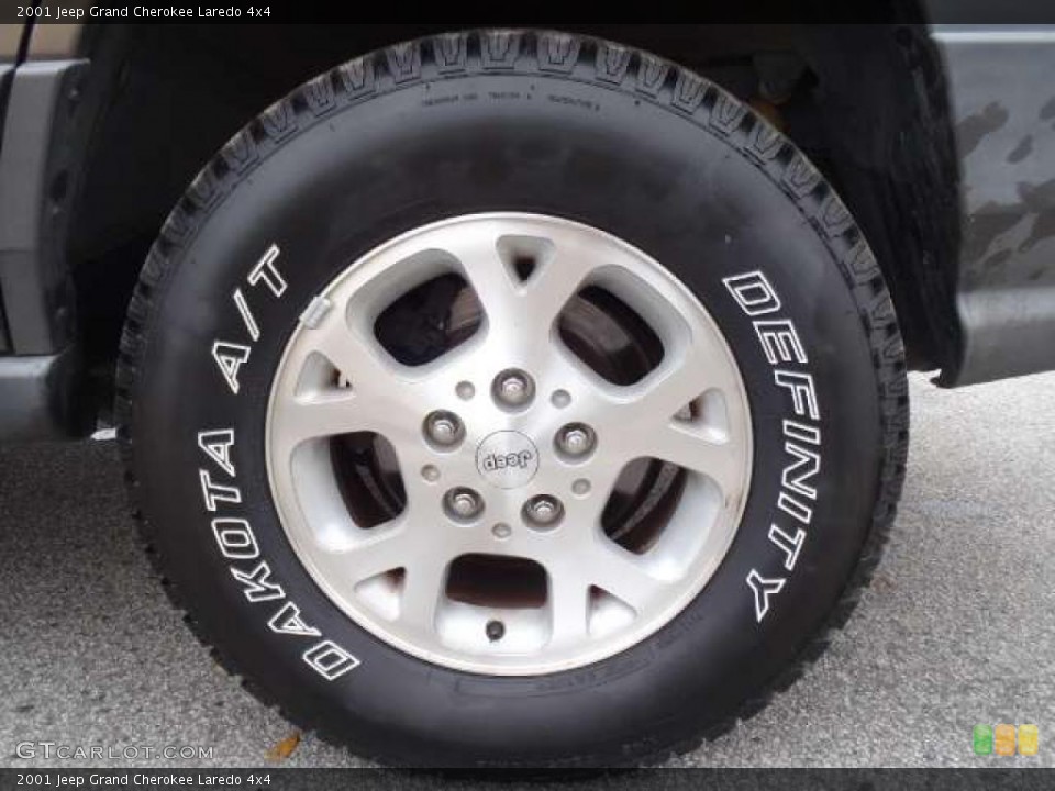 2001 Jeep Grand Cherokee Laredo 4x4 Wheel and Tire Photo #42381702