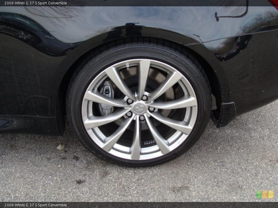 2009 Infiniti G 37 S Sport Convertible Wheel and Tire Photo #42384559