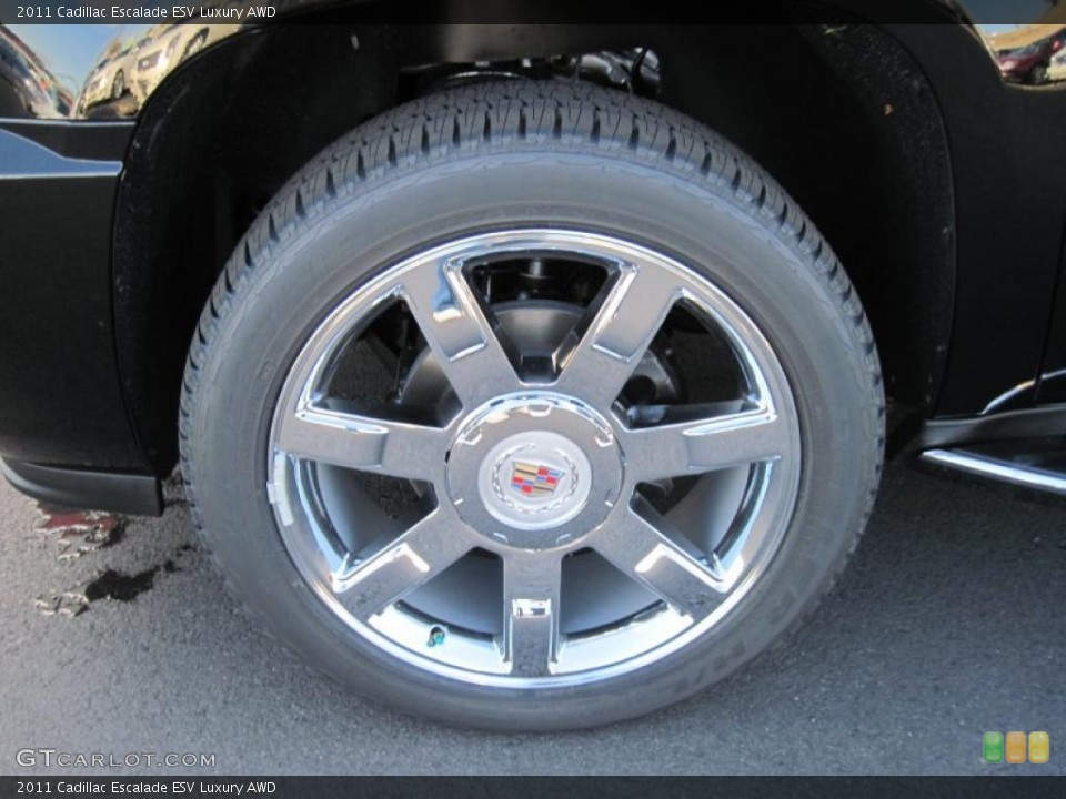 2011 Cadillac Escalade ESV Luxury AWD Wheel and Tire Photo #42388263