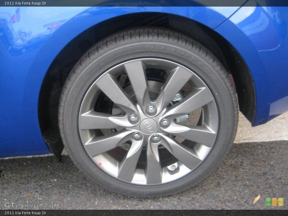 2011 Kia Forte Koup SX Wheel and Tire Photo #42392325