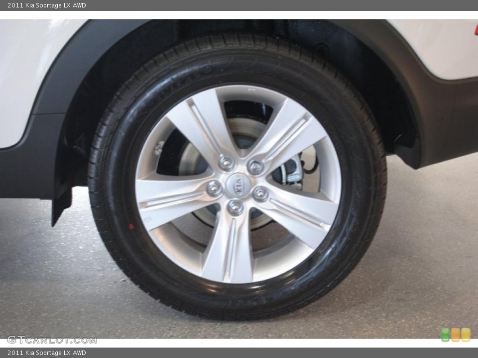 2011 Kia Sportage LX AWD Wheel and Tire Photo #42396899