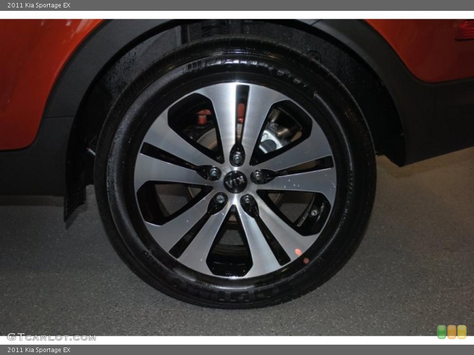 2011 Kia Sportage EX Wheel and Tire Photo #42397499