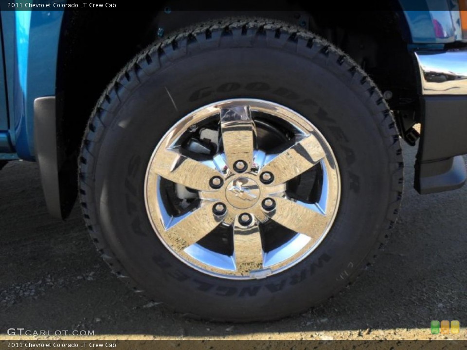 2011 Chevrolet Colorado LT Crew Cab Wheel and Tire Photo #42397747