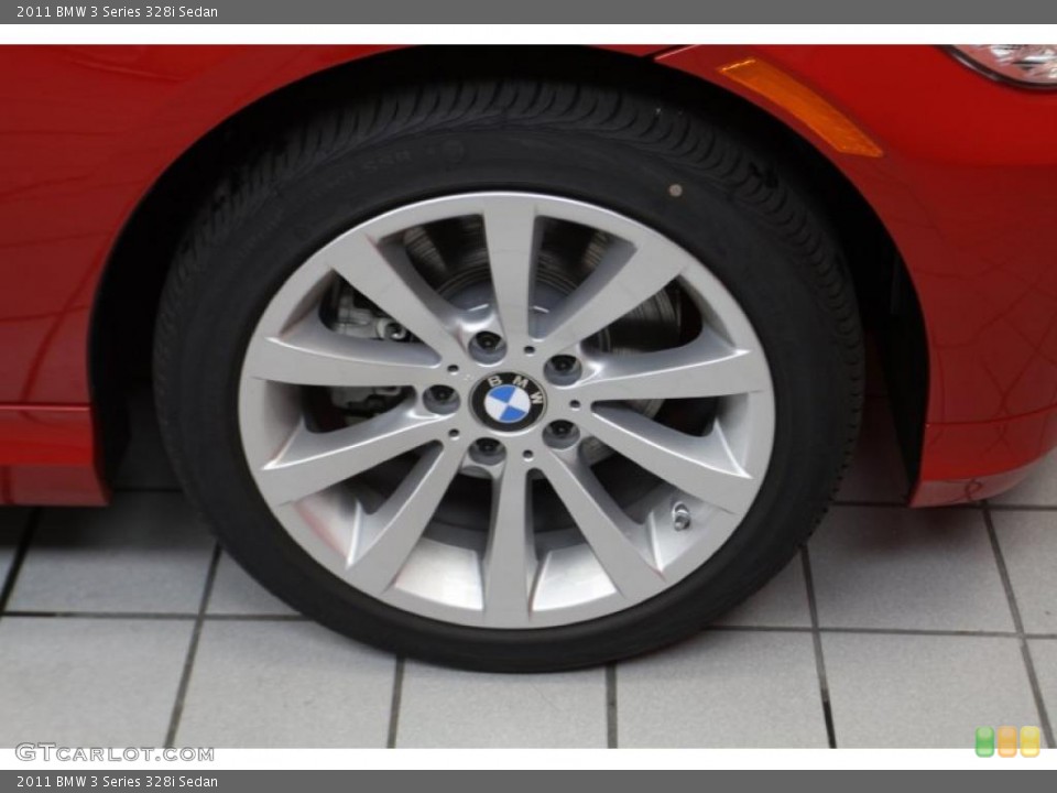 2011 BMW 3 Series 328i Sedan Wheel and Tire Photo #42400039