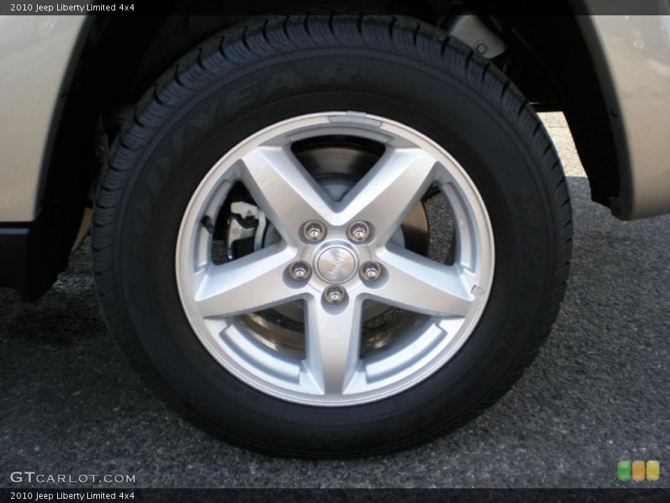 2010 Jeep Liberty Limited 4x4 Wheel and Tire Photo #42401055