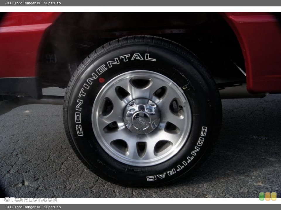 2011 Ford Ranger XLT SuperCab Wheel and Tire Photo #42402383