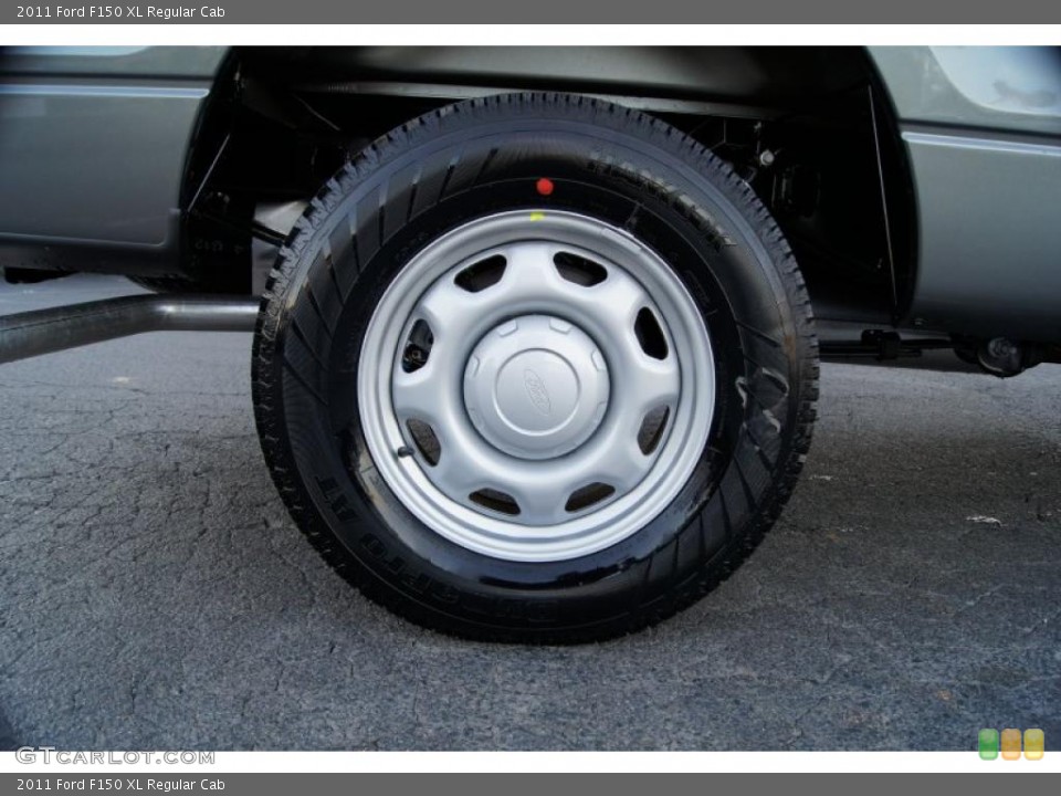 2011 Ford F150 XL Regular Cab Wheel and Tire Photo #42402879