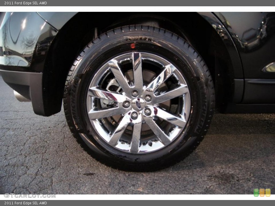 2011 Ford Edge SEL AWD Wheel and Tire Photo #42404071